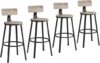 VASAGLE Bar Stools Set Of 4 ULBC226B02
