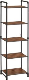 VASAGLE Bathroom Shelves 5-Tier Storage Rack