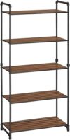 VASAGLE Bathroom Shelves, 5-Tier Storage Rack UBSC26BXV1