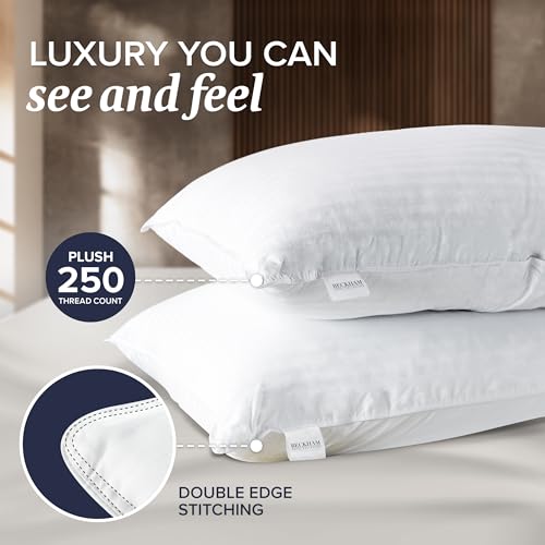 Beckham Hotel Collection Hotel Collection Bed Pillows Set - Queen Size - Image 5