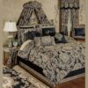 Touch of Class Bellevue Black King Comforter Set