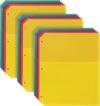 Oxford Binder Dividers With Double Pocket, Durable Plastic