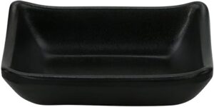 G.E.T. Enterprises Black 2 Oz Sauce Dish, Melamine