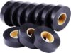 Lichamp Black Electrical Tape, 10-Pack, Waterproof