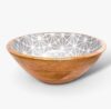 Evan & Ash Boho Decorative 12 Inch Wooden Bowl