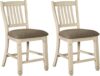 Signature Design by Ashley Bolanburg 24″ Counter Height Barstool, 2 Count