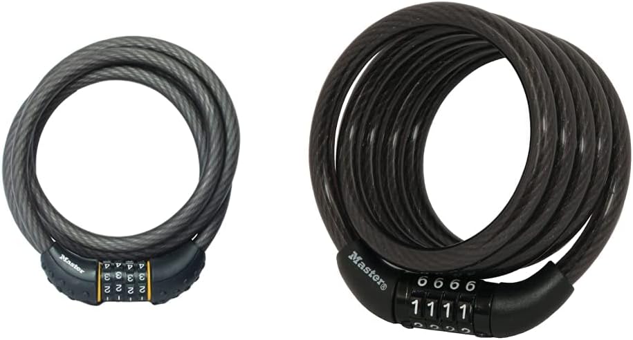 Master Lock Cable Lock, Set Your Own Combination, 8122D