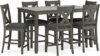 Signature Design by Ashley Caitbrook Counter Height Dining Set, Gray