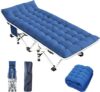 GETOVIN Camping Cot With Thick Pad, 450LBS Max Load