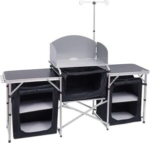 Nice C Camping Kitchen Station + Roll Up Table