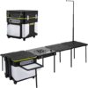 VEVOR Camping Mobile Kitchen Station, Portable Table