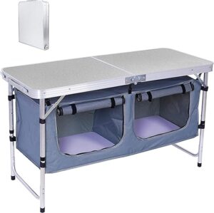 Nice C Camping Storage Table With Cooler