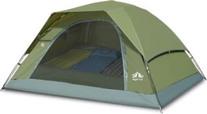Night Cat Camping Tents With Unique Rainfly Setup