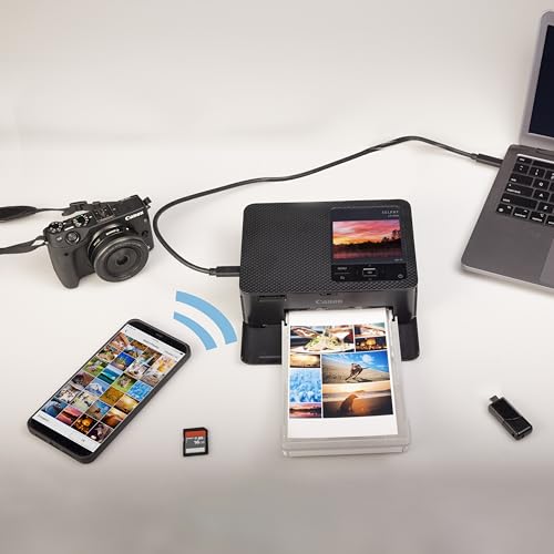 Canon SELPHY CP1500 Mobile Photo Printer, Black - Image 5