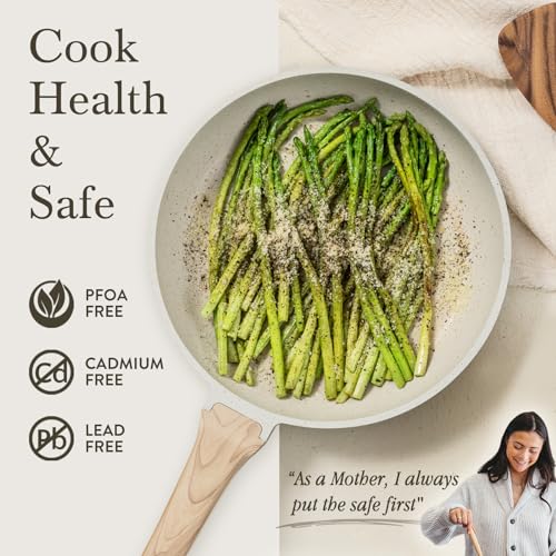 CAROTE 14 Pcs Nonstick Cookware Set With Utensils - Image 4