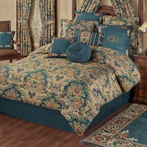 Touch of Class Casanova Comforter Set Dark Teal