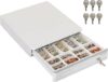 Volcora Cash Register Drawer With Removable Coin Tray