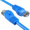 Cables Direct Online Cat5e 75FT Ethernet Patch Cable, Blue