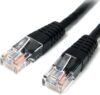 StarTech.com Cat5e Ethernet Cable – 10ft – Black (M45PATCH10BK)