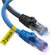Ultra Clarity Cables Cat6 Ethernet Cable 6 Ft [2 Pack]