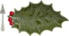 Mud Pie Ceramic Holly Trays And Spreader, Green