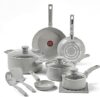 T-Fal Ceramic Non Stick Cookware Set, 12 Piece