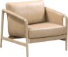 Tov Furniture Chakka Tan Leather Accent Chair