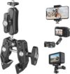 TELESIN Clamp Camera Mount With 360 Ball Head