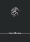 Classic Black Notebook With Dragon Picture