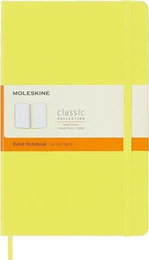 Moleskine Classic Notebook, Hard Cover, Large, Citron