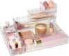 Vtopmart Clear Drawer Organizers Bins, Stackable Trays