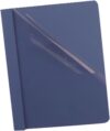 Oxford Clear Front Report Covers, Dark Blue (55838EE)