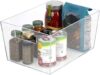Richard Homewares Clear Plastic Storage Bins with Handles