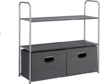 Amazon Basics Closet Storage Organizer With Fabric Bins