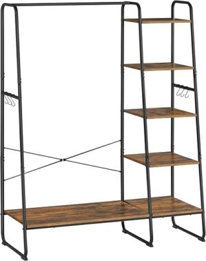 VASAGLE Clothing Rack With Shoe Shelf, URGR116B01