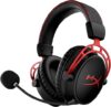 Amazon Renewed Cloud Alpha Wireless Gaming Headset, Red