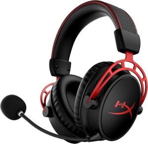 HyperX Cloud Alpha Wireless Gaming Headset, Red