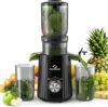 Nuovoware Cold Press Juicer With Large Chute