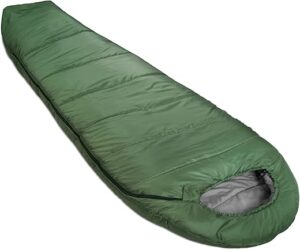 Amazon Basics Cold Weather Mummy Sleeping Bag, Olive Green
