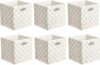 Amazon Basics Collapsible Fabric Storage Cubes – 6-Pack