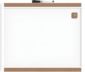 U Brands Combination Dry Erase Board With Marker