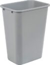 Amazon Basics Commercial Office Wastebasket, 10 Gallons, Grey