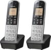 Panasonic Compact Cordless Phone, 2 Handset – KX-TGB812S