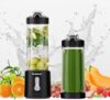 Brookstone Compact Portable Blender With Additional Lid