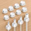 Lamicall Cord Organizer Spring Cable Holder Clips