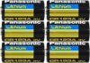 Panasonic CR123A 3V Lithium Battery, 6 Count