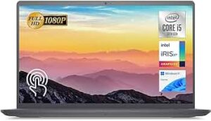 Dell Inspiron 15 3000 Series 3511 Laptop, 15.6" FHD Touchscreen, Intel Core i5-1035G1, 32GB DDR4 RAM, 1TB PCIe SSD, SD Card Reader, Webcam, HDMI, Wi-Fi, Windows 11 Home, Black