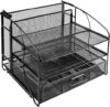 Amazon Basics Desk Organizer 3 Tray With Drawer
