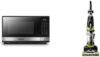 BLACK+DECKER Digital Microwave Oven, CleanView Upright Vacuum