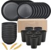 DUOLUV Dinnerware Set For 8, 32-Piece